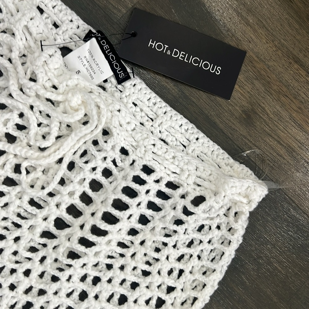 Crochet Flare Beach Pants - Picture 5 of 6